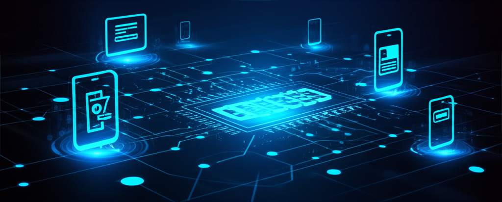 Digital banking technology infrastructure showing modern payment processing and banking platform solutions